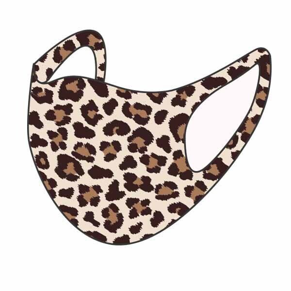 Adult Fabric Face Covering Leopard - McGrocer