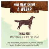 Adventuros Wild Chew Venison Small Dog Treats   150g - McGrocer