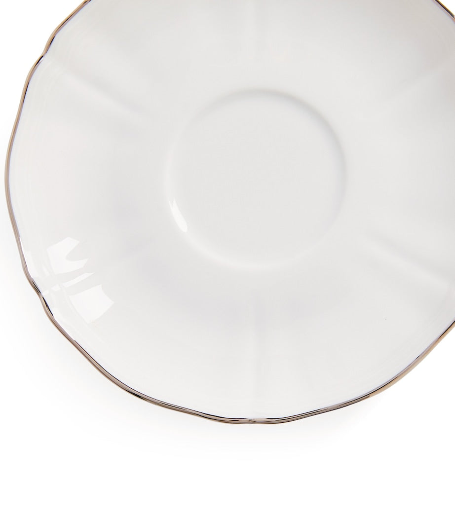 GINORI 1735 Corona Platino tea saucer 15cm, UK version