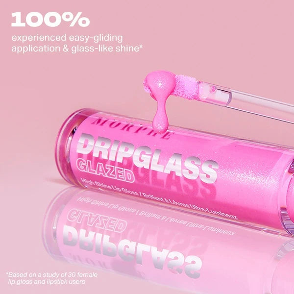 Morphe Dripglass Lip Gloss Glint Pink, imported from the UK