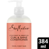 SheaMoisture Coconut Hibiscus Curl Shine Conditioner 384ml (British brand)