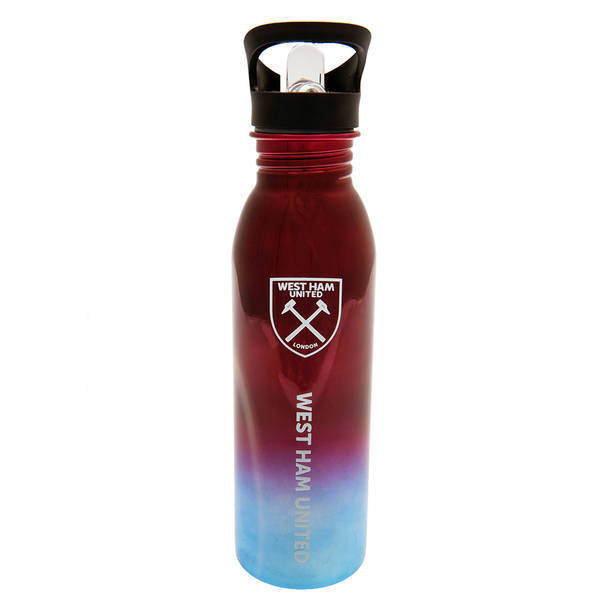 West Ham United FC metallic water bottle 700ml - British product
