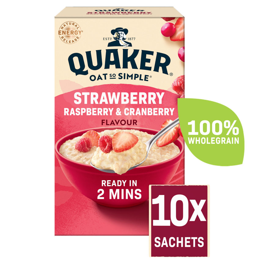 Quaker Oat So Simple Mixed Berries Porridge - McGrocer