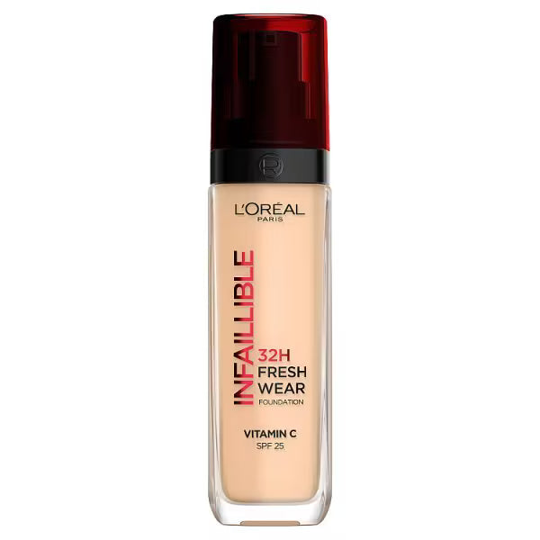 L'Oréal Paris Infallible foundation 100 Warm shade, UK version
