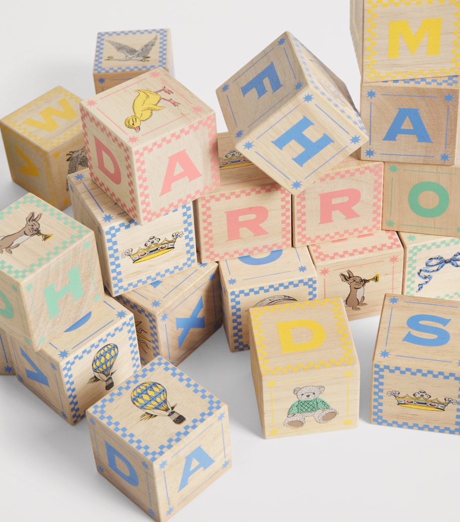 Harrods Wooden Alphabet Blocks