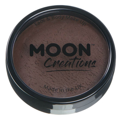 Moon Creations Pro Face Paint Cake Pot Dark Brown