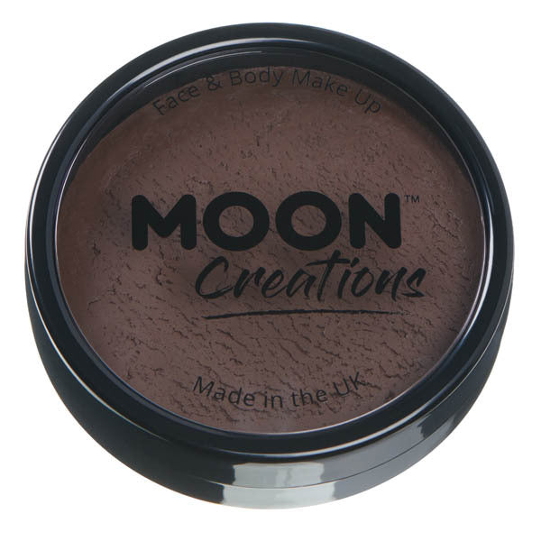 Moon Creations dark brown face paint cake pots, imported from the UK
