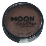 Moon Creations dark brown face paint cake pots, imported from the UK