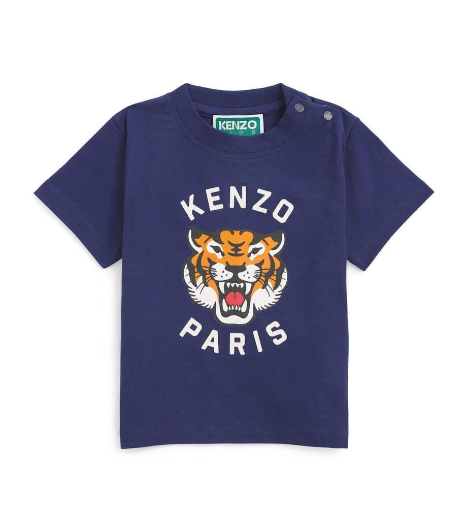Kenzo Kids Cotton Logo T-Shirt (6 Months - 4 Years)