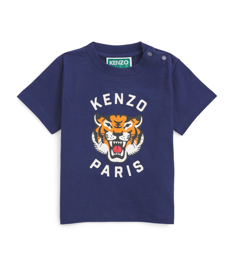 Kenzo Kids Cotton Logo T-Shirt (6 Months - 4 Years)