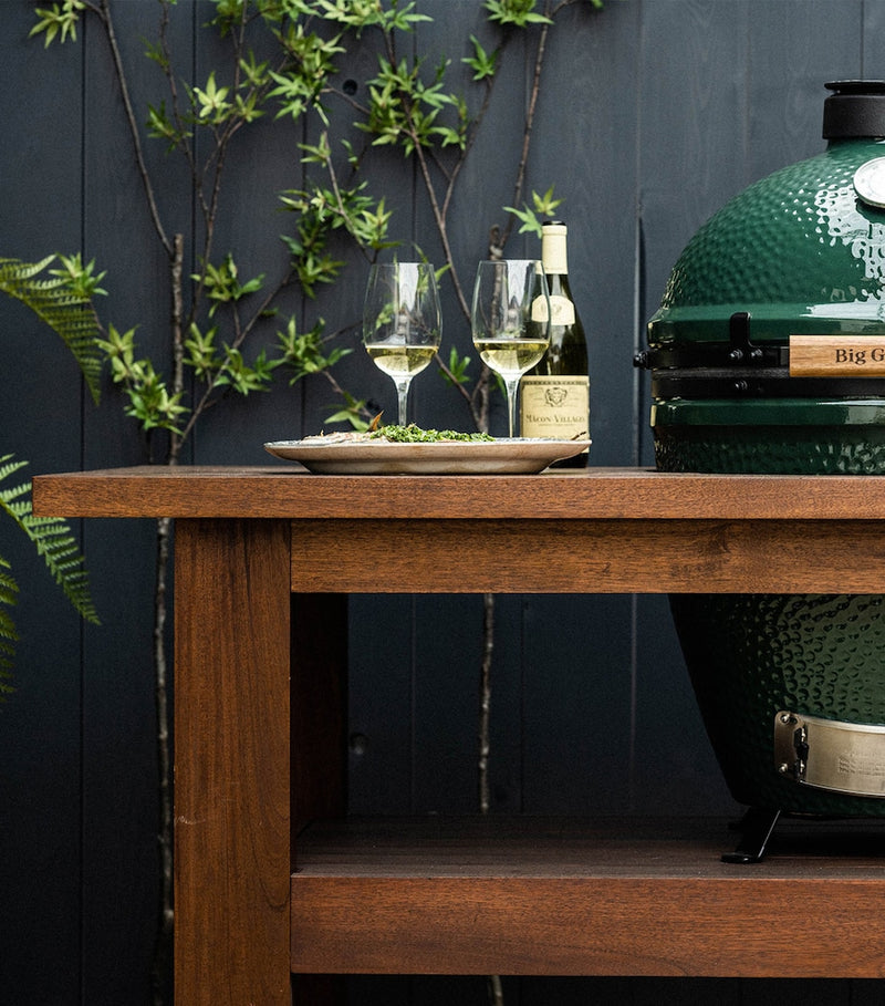 Big Green Egg Mahogany Egg Table Nest
