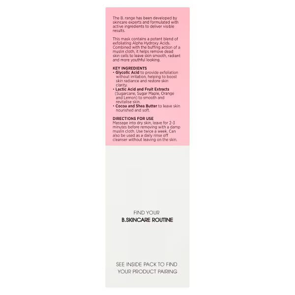 B. Glycolic Exfoliating Mask 100ml - British product