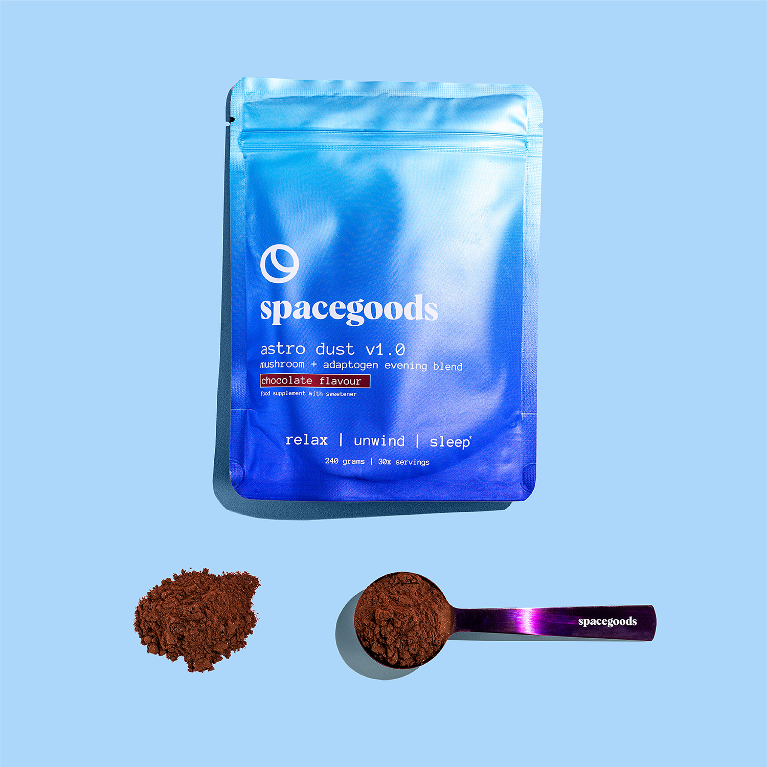 Spacegoods Astro Dust Chocolate Superfood Powder 240g - 998519
