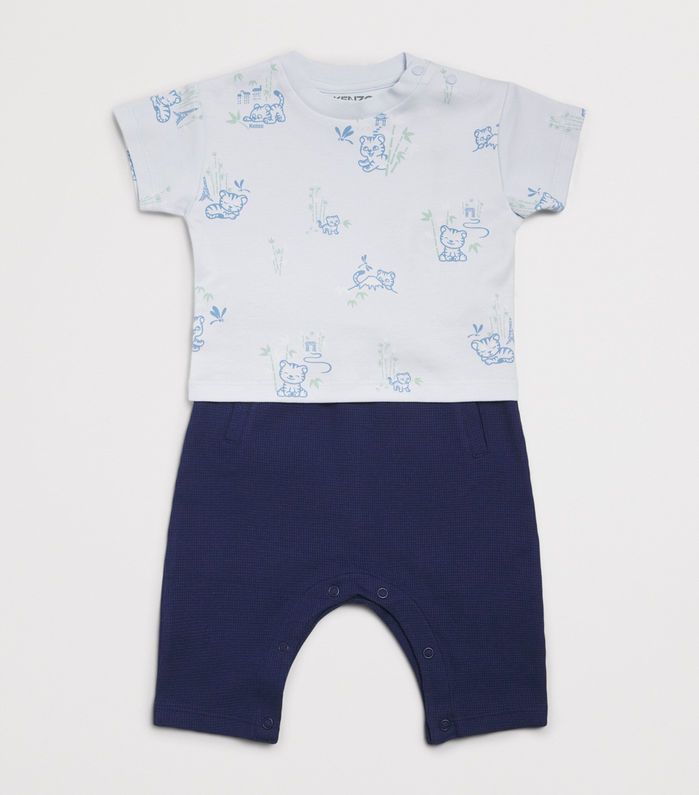 Kenzo kids cotton printed T-shirt and trousers set 3-24 months, UK version