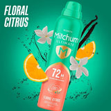 Mitchum Ultimate 72H Floral Citrus 250ml, imported from the UK