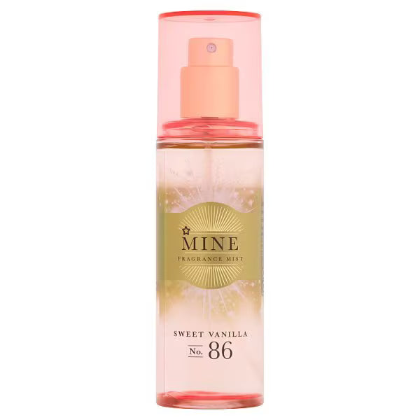 Mine Mist vanilla body mist 50ml, imported from the UK