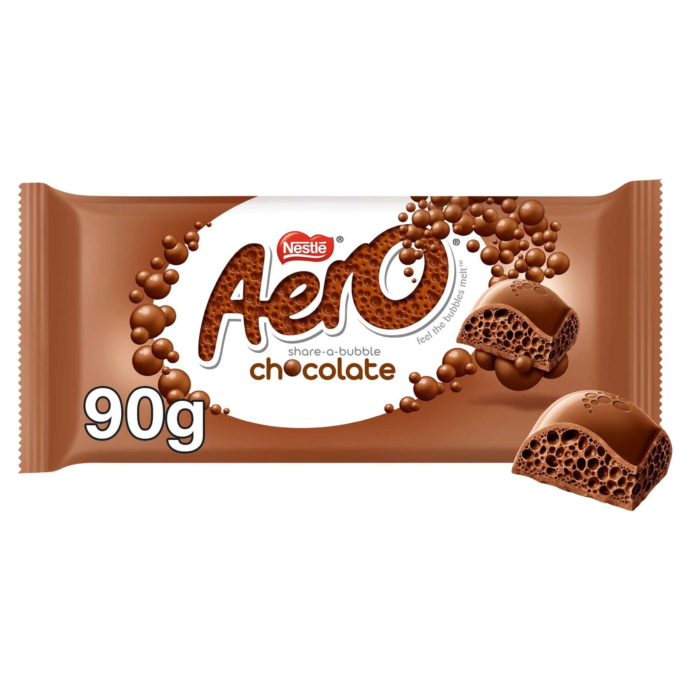Aero Milk Chocolate Sharing Bar 90g - McGrocer