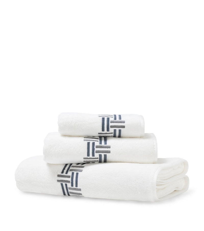 Frette Basket Weave bath towel 100cm x 150cm - British product