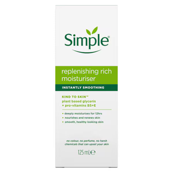 Simple replenishing rich lotion 125 ml (British brand)