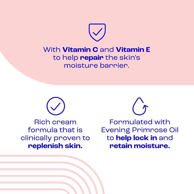 E45 Rich 24H Fast Absorbing Moisturiser Cream for dry skin Pump   400ml - McGrocer