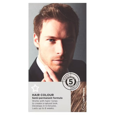Superdrug Colour For Men Light Brown 6.0 Hair Dye