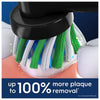 Oral-B Pro Cross Action black toothbrush heads (British brand)