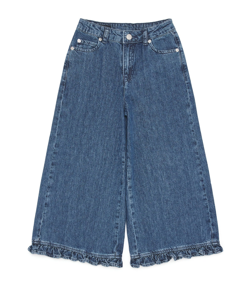 Emporio Armani Kids Ruffle-Hem Flared Jeans 4-14 Years - British product