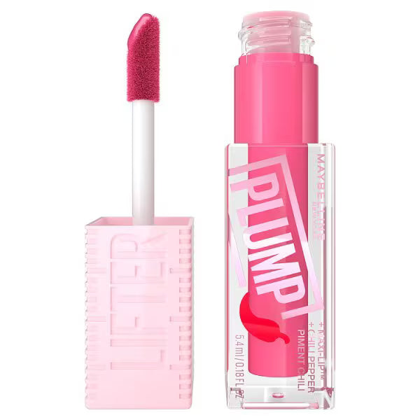 Maybelline Lifter Plump Lip Gloss Pink Sting (British brand)