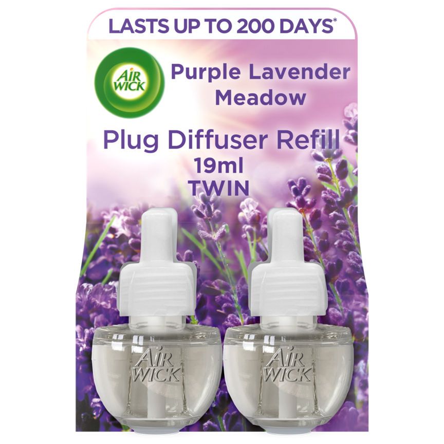Air Wick Electrical Plug In Refill, Purple Lavender Meadow - 2 Refills - McGrocer