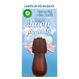 Air Wick Linen & Petals Essential Mist Single 20ml Lasts up to 45 days - McGrocer
