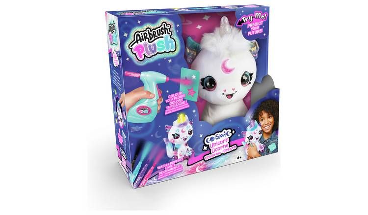 Airbrush Light Up Cosmic Cutie Unicorn Plush - McGrocer