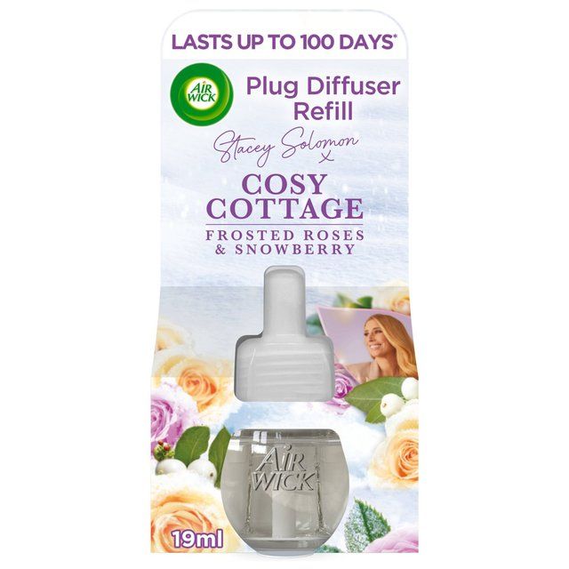 Airwick Electric Single Refill Cosy Cottage Frosted Roses & Snowberry   19ml - McGrocer
