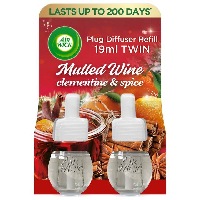 Airwick Mulled Wine Plug In Twin Refill   2 x 19ml - McGrocer