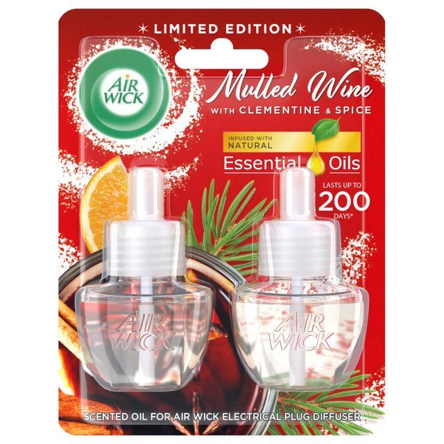 Airwick Mulled Wine Plug In Twin Refill   2 x 19ml - McGrocer
