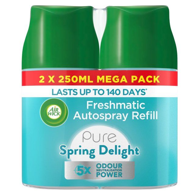 Airwick Pure Spring Delight Freshmatic Twin Refill   2 x 250ml - McGrocer