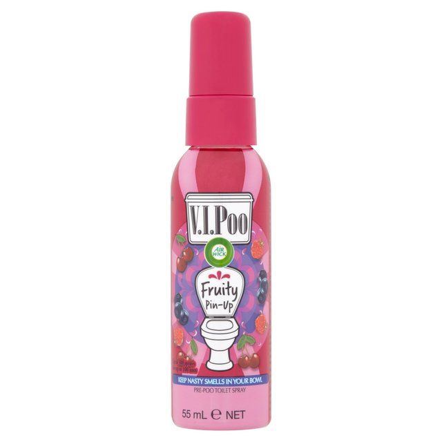 Airwick ViPoo Fruity Pin Up Toilet Spray   55ml - McGrocer