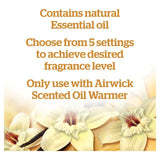 Airwick White Vanilla Bean Plug In Twin Refill   2 x 19ml - McGrocer
