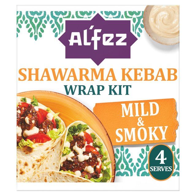Al'Fez Shawarma Kebab Wrap Kit   410g - McGrocer