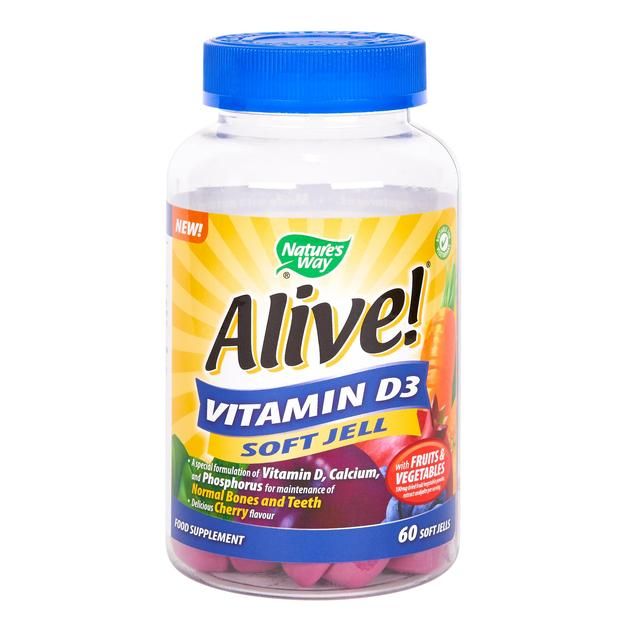 Alive! Vitamin D3 Soft Jell   60 per pack - McGrocer