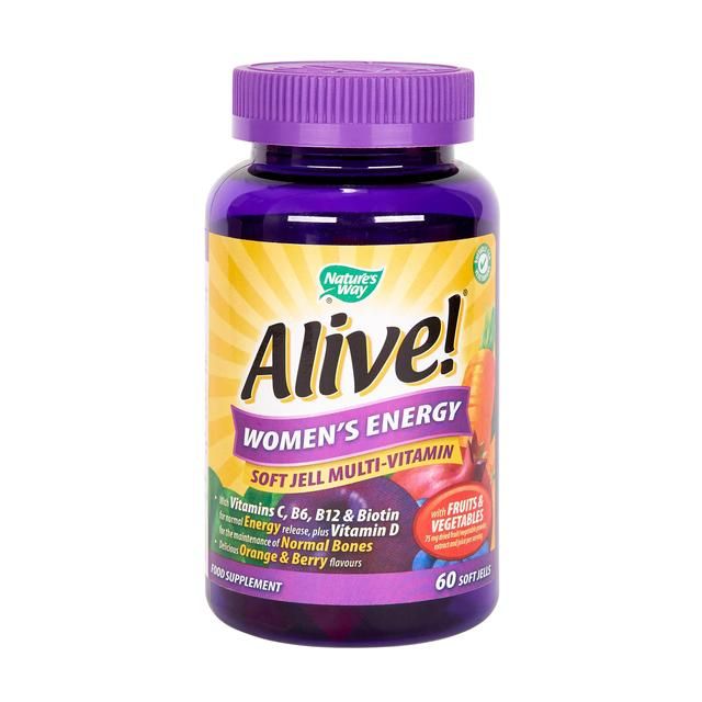 Alive! Women's Energy Soft Jell Multivitamin    60 per pack - McGrocer