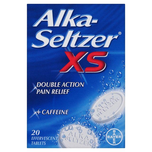 Alka Seltzer XS Extra Strong Pain Relief Effervescent Tablets   20 per pack - McGrocer