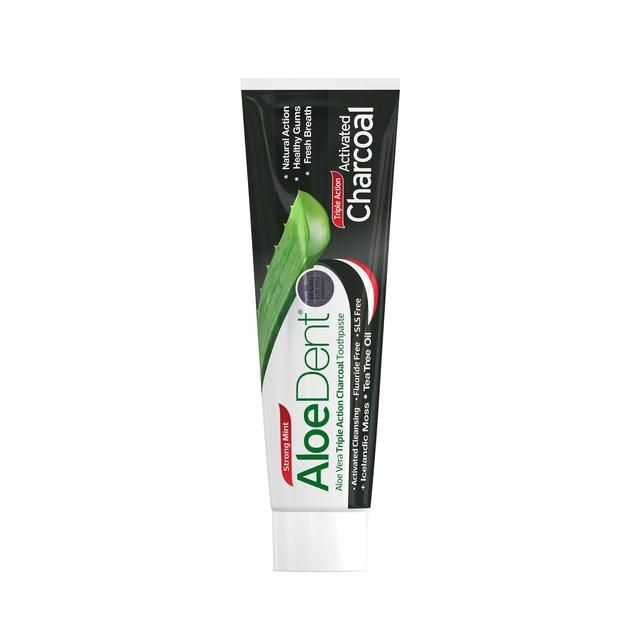 AloeDent Charcoal Toothpaste   100ml - McGrocer