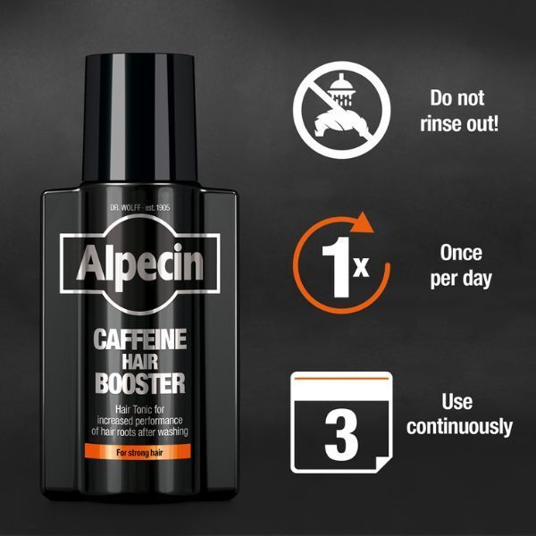 Alpecin Black Caffeine Hair Booster 1x 200ml - McGrocer