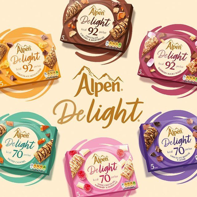 Alpen Delight Cereal Bars Raspberry Rocky Road   5 per pack - McGrocer
