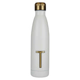 Alphabet Water Bottle Cream Letter T - McGrocer