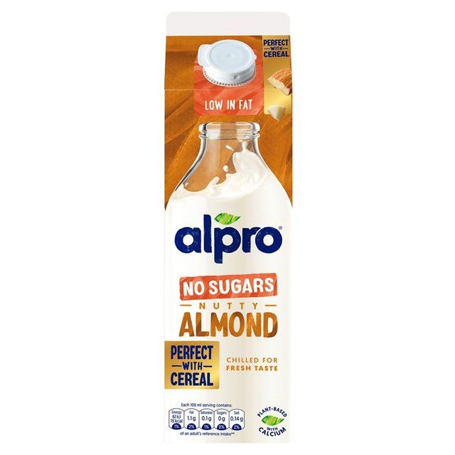 Alpro Almond No Sugars Chilled Drink   1L - McGrocer
