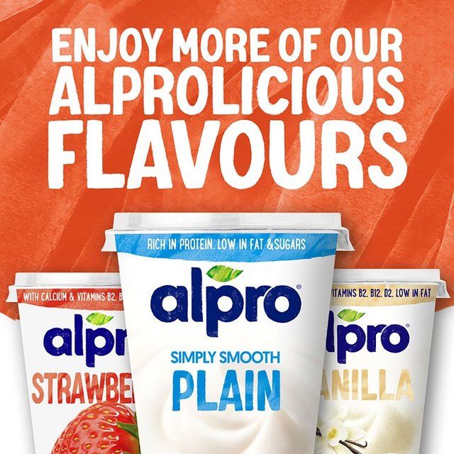 Alpro Plain No Sugars Yoghurt Alternative   500g - McGrocer