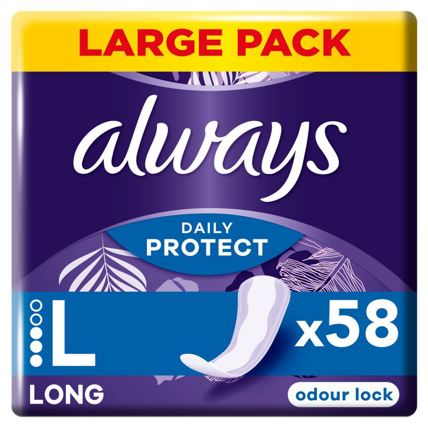 Always Dailies Extra Protect Panty Liners Large - McGrocer
