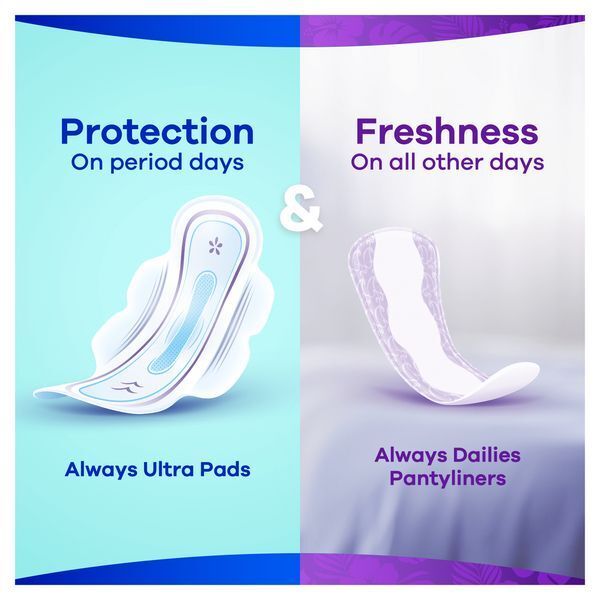 Always Dailies Large Profresh Panty Liners X 40 - McGrocer