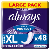 Always Dailies Long Plus Extra Protect Panty Liners - McGrocer